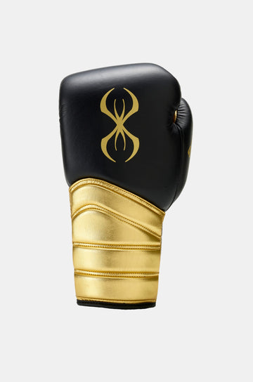 STING Viper X Sparring Gloves Lace Black Gold
